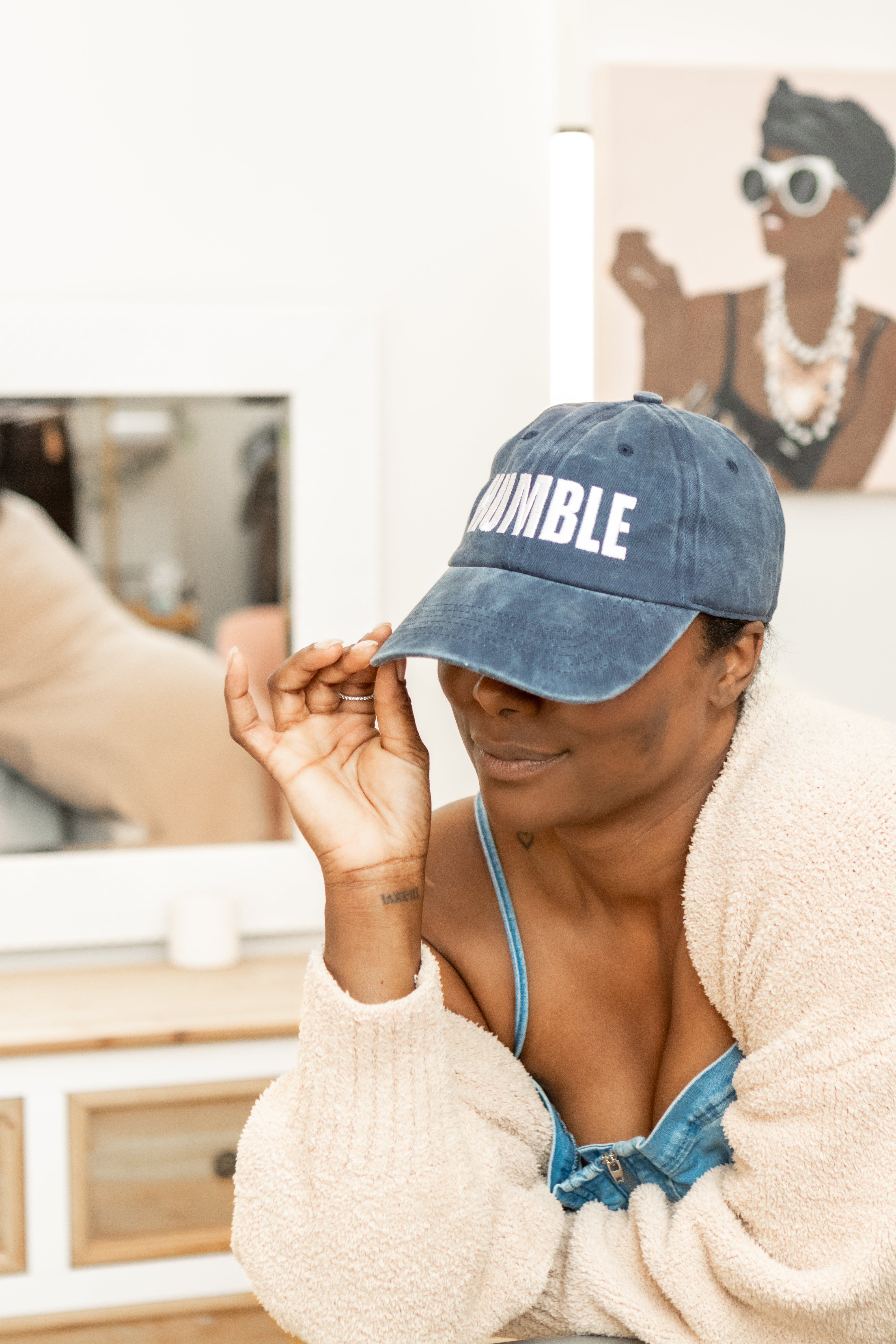 The Denim Cap – Humble Hair