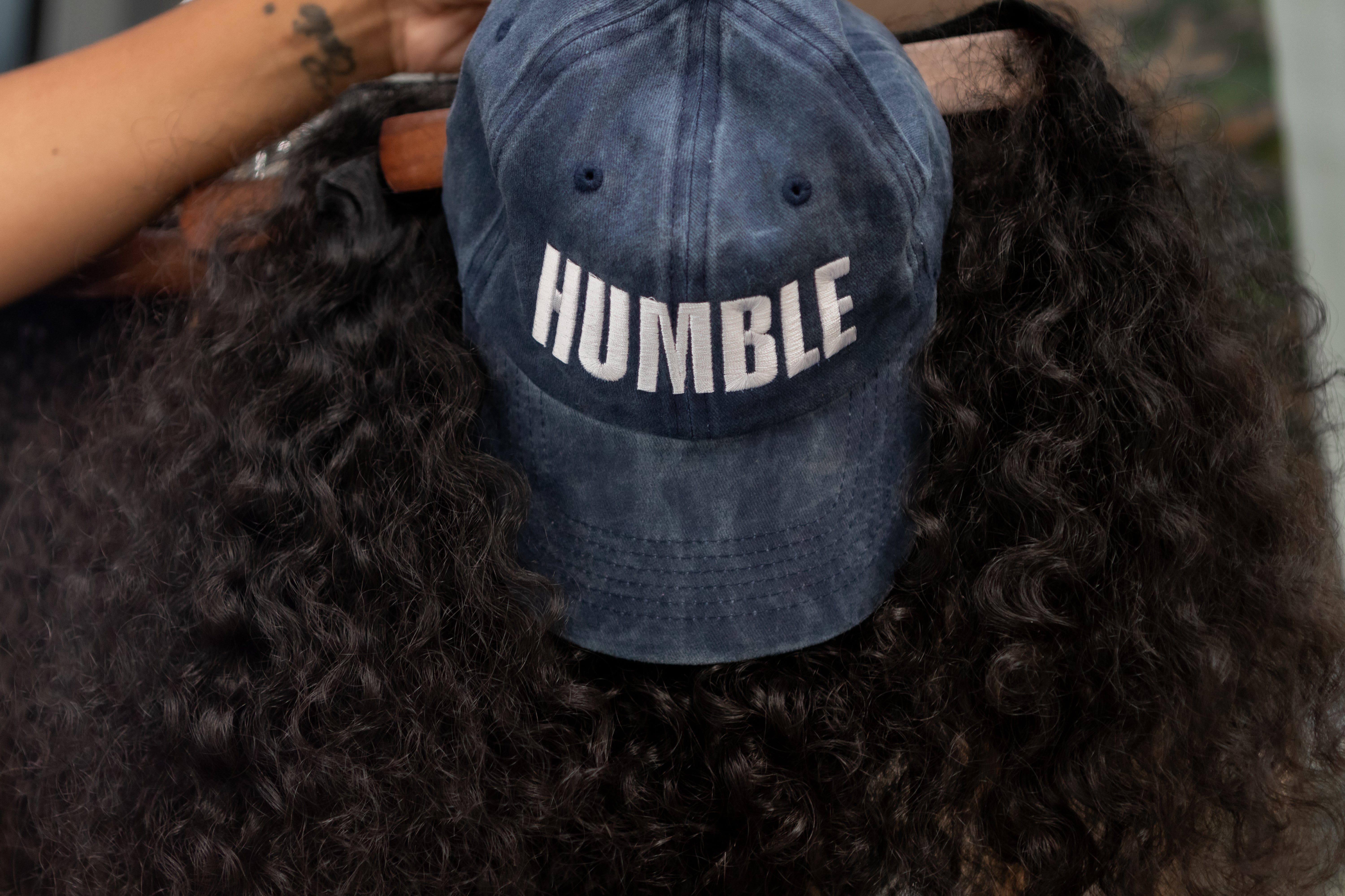 The Denim Cap – Humble Hair